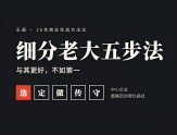 王通：成为细分行业老大的五个步骤（纯干货...